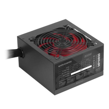 PSU MARS GAMING MPIII 850 W, 85% EF, SMD SILENCIOSO
