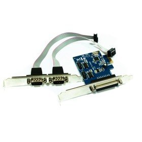 Aproximadamente! Placa PCIE1P2S 2 Serial/1 Paralela PCI-E
