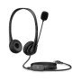 Fones de ouvido estéreo HP G2 / com microfone / USB / preto