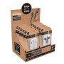 Tech One Tech EarTECH TEC1003 Headphone Display / com microfone / Jack 3.5 / Inclui 6 fones de ouvido brancos e 6 fones de ouvid