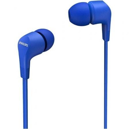 Fones de ouvido intra-auriculares Philips TAE1105BL/com microfone/conector 3.5/azul