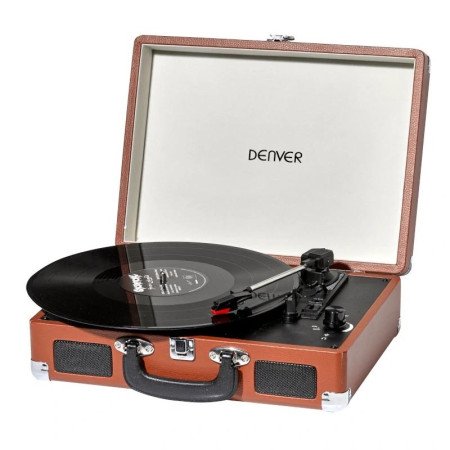 Mesa giratória Denver VPL-120 USB marrom