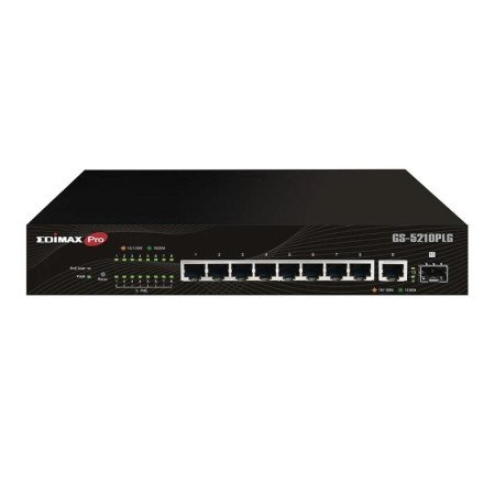 Comutador Edimax GS-5210PLG 10xGbE LR PoE+ (1xSFP)