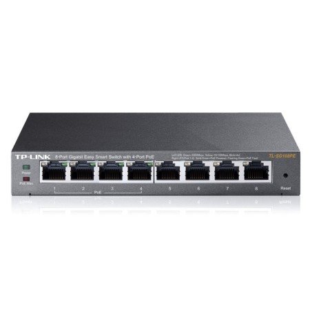Comutador TP-LINK TL-SG108PE 8xGB 4xGB PoE