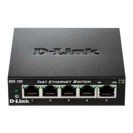 D-Link DES-105 Switch Switch 5x10/100 Mbps Metal