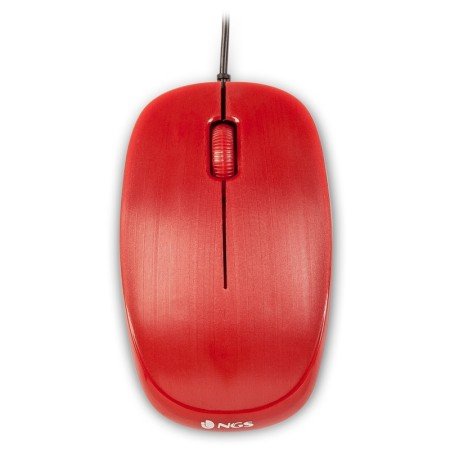 NGS Redflame 1000 Dpi Rato Óptico Vermelho