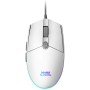 Mouse para jogos Mars MMG 3200 dpi RGB FLOW branco