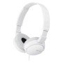 Fones de ouvido Sony MDR-ZX110W/ Jack 3.5/ Branco