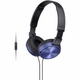 Fones de ouvido Sony MDRZX310APL/ com microfone/ Jack 3.5/ Azul