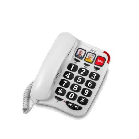 SPC 3295B Telefone COMFORT NUMBERS 2 Branco
