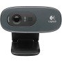 Logitech C270 WebCam HD 720p 3Mpx USB Preto