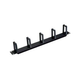 Organizador de cabos para rack 19 1U 5 ganchos