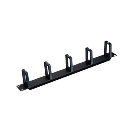 Organizador de cabos para rack 19 1U 5 ganchos