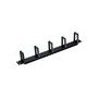 Organizador de cabos para rack 19 1U 5 ganchos