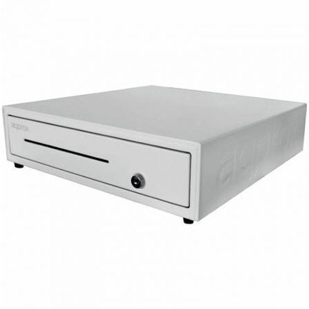 Gaveta de dinheiro Aprox appCASH01WH/ Manual e Automático/ Branco